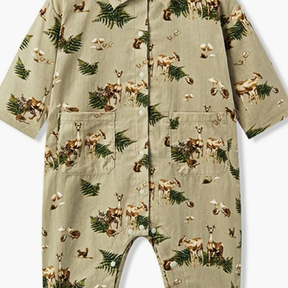 Milkbarn Organic Cotton snap Jumper